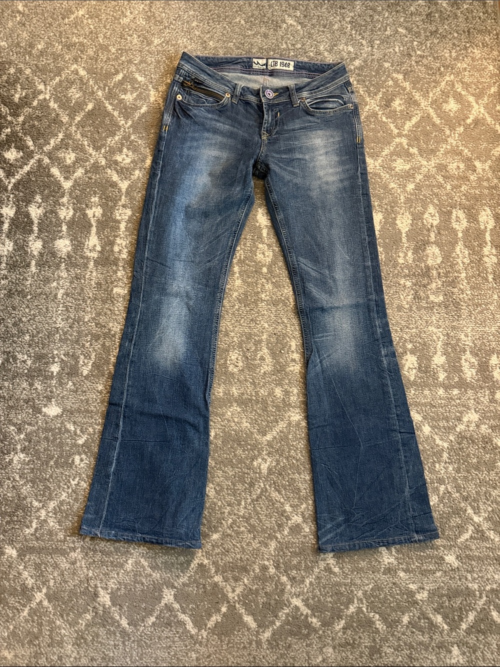 Women's Dark Blue Flare Jeans - Undisclosed Brand